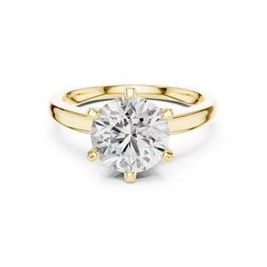 Anillo de Diamantes Redondos Elegantes y Exclusivos, Certificado IGI, Piedra Cultivada en Laboratorio, Anillo de Compromiso y Boda, Joyería de Lujo, Compradores Mayoristas, Gama Premium - Product Image 3