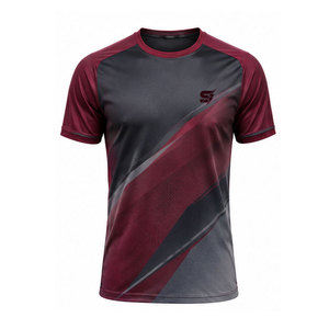 เสื้อฟุตบอลทีมชายแบบสั่งทำพิเศษ-โพลีเอสเตอร์ 100% ระบายอากาศได้ดี เป็นมิตรกับสิ่งแวดล้อม น้ำหนักเบา ซับเหงื่อ แขนสั้น ใส่ได้ทุกฤดู - Product Image 1