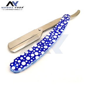 Manual Single Blade Barber Razors Blade Shaving Knife <b>Men</b> Grooming Professional Straight Razor Shaving Cut Throat Custom Print - Product Image 5