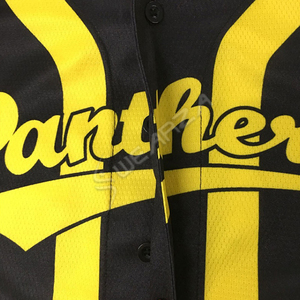 ชุดยูนิฟอร์มเบสบอลพิมพ์ลายแบบซับลิเมชั่นสีแดงและดำ คุณภาพดีที่สุดจากผู้ผลิต พร้อมบริการ OEM - Product Image 6