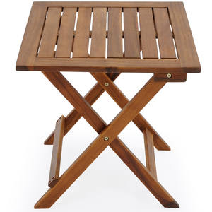 Mesa Plegable de Madera de Acacia Melino, Paquete Estándar, Hecha en Vietnam, Fácil de Montar, Ecológica, para Jardín y Hogar - Product Image 1