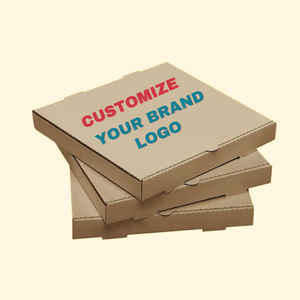 Caja de Pizza Corrugada de Papel Kraft Marrón de 16 x 16 Pulgadas con Logotipo Personalizable, Cajas de Papel Portátiles y con Relieve Disponibles en Varios Tamaños - Product Image 5