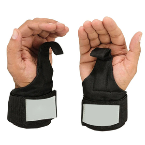 Professional Heavy Duty Weightlifting Hooks Straps for Deadlifts and Pull Ups <b>Strength</b> <b>Training</b> Wrist Support Hooks Straps - Product Image 1