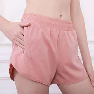 Cheap Price High Hot <b>Shorts</b> Quick Drying Sports <b>Shorts</b> <b>Zipper</b> Pocket Breathable Drawstring Design Gym Fitness - Product Image 5