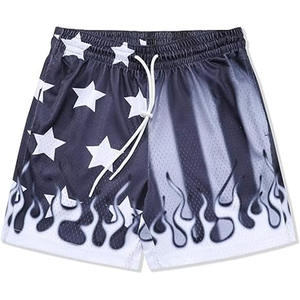 Pantalones Cortos Deportivos para Hombre, de Algodón y Poliéster, para Gimnasio, Fitness, Cintura Elástica, Color Sólido, Subidos por Dress Sports - Product Image 1