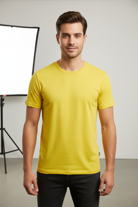 เสื้อยืดลำลองผู้ชายพรีเมียม ผ้าฝ้าย 100% น้ำหนัก 210 กรัม ผ้าเจอร์ซีย์สำหรับฤดูร้อน พิมพ์ลายดิจิทัล คุณภาพสูง คอถัก ระบายอากาศได้ดี - Product Image 4