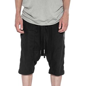 2024 Tendance Design Logo Personnalisé Ceinture Élastique Hommes Double Couche respirant Goutte Entrejambe Sweat Shorts - Product Image 1