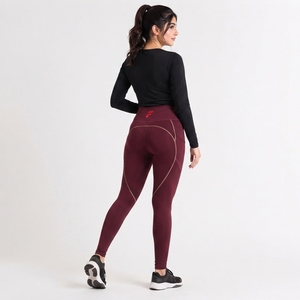 Construction Stretch Athletic Design For Gym Training Women Legging Premium Workout Pants Flexible Fabric Breathable Comfortable - Product Image 2