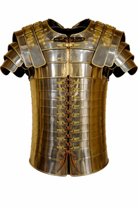 Lorica Segmentata Médiévale Romaine en Acier Doux avec Finitions en Laiton, pour Cosplay, Reconstitutions Historiques, Armure de Chevalier, Costume Fait Main, Cadeau d'Halloween - Product Image 2