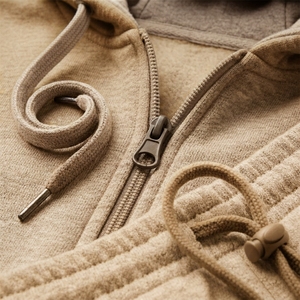 Ensemble de vêtements de sport deux pièces pour homme : sweat-shirt à capuche zippé et pantalon de jogging - Product Image 5
