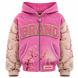 Conjunto de Sudadera con Capucha de Forro Polar Sólido y Casual para Parejas, Cálido para Invierno, con Estampado Personalizado, Venta al por Mayor OEM 100% - Product Image 2