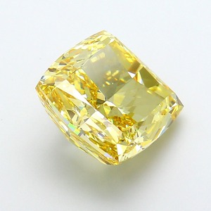 Diamant CVD modifié en forme de coussin, taille EX, jaune intense fantaisie, VS1, 11,06 CT, pierre de laboratoire en vrac, stock pour le commerce mondial B2B - Product Image 4