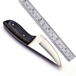 มีดคาวบอยสแตนเลสสตีลทำมือ ทนทาน พร้อมปลอกหนัง - Product Image 6