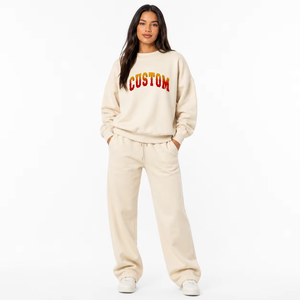 Sweat-shirt à capuche décontracté pour femme, automne-hiver, haute qualité, broderie 3D, tissu imprimé, imperméable, écologique, OEM, streetwear - Product Image 3