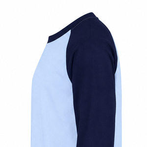 Premium Men's 100% Cotton Long <b>Sleeve</b> <b>Raglan</b> <b>T</b> <b>Shirt</b> Lightweight Breathable Anti-UV Quick Dry OEM ODM Customizable - Product Image 6