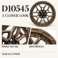 Jantes forgées en aluminium concaves à 16 branches, finition bronze satiné + enjoliveur noir, 18-22 pouces, 5x112 5x120 5x130 pour Audi Mercedes