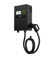 Borne de recharge murale DC pour véhicules électriques TUV Commercial 20kW 30kW 40kW CCS2 CCS, station de charge pour voitures électriques OCPP 1.6J avec WiFi & Ethernet LAN WLAN 4G