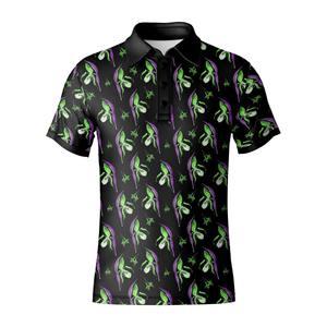 เสื้อโปโลพรีเมียมสั่งพิมพ์ลายได้ 95% โพลีเอสเตอร์ 5% สแปนเด็กซ์ แห้งเร็ว สำหรับกีฬากอล์ฟ รับผลิตแบบ OEM ODM จากโรงงานโดยตรง - Product Image 6