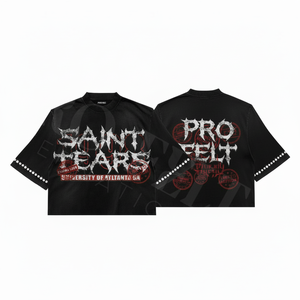 T-shirt Homme 100% Coton Haute Qualité Respirant Coupe Ample Hip Hop Manches Courtes Délavé à l'Acide Style Urbain Tendance Col Ras du Cou - Product Image 2