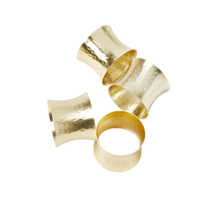 Classic Brass Napkin Ring Circle Shape 4.5cm Width Table Decoration Accessory Napkin Ring Tabletop <b>Tissue</b> Holder - Product Image 5