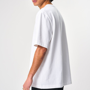 T-shirt de sport pour homme, vêtements d'entraînement de gym, respirant, imprimé, coupe classique, poche zippée, col montant, OEM - Product Image 3