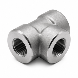 Raccord de tuyauterie forgé en acier au carbone, fileté NPT BSPT, classe 2000 à 9000, haute pression, ASME B16.11 ASTM A105, à souder par emboîtement. - Product Image 3