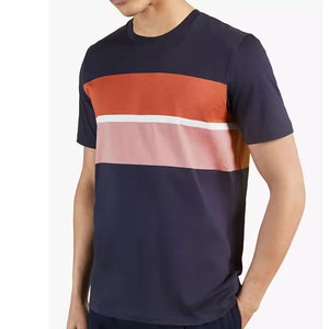 เสื้อยืดคอกลมสำหรับผู้ชายทำจากผ้าฝ้ายออกแบบได้ตามต้องการ - Product Image 1