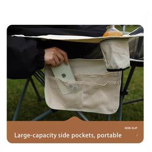 Outdoor Poolside Beach Picnic Camping Aluminum Casual <b>Adjustable</b> Backrest Reclining Chair <b>Footrest</b> Foldable with Storage Bag - Product Image 5