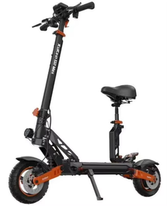 Trottinette électrique haute vitesse de qualité supérieure, autonomie de 80 km, pneus tout-terrain de 10 pouces, moteur puissant de 25 km/h - Product Image 4
