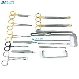 ชุดเครื่องมือศัลยกรรมตกแต่งใบหน้าและหน้าผาก 19 ชิ้น - Product Image 1