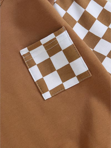Customized Brand Baby Casual Print Color-Block Zip-Up Hooded Long Sleeve Jersey Sweatshirt Joggers 100% Cotton Worsted Fabric - Product Image 5