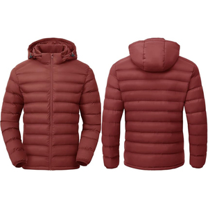 Blouson d'hiver matelassé pour homme, style tendance, imperméable, coupe-vent, respirant, doublure en coton Tex, fermeture éclair sur le devant, chaud, personnalisable - Product Image 6