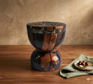 Quemador de Incienso de Resina Epoxi y Madera Natural, Porta Incienso Hecho a Mano, Difusor de Aromaterapia de Color Personalizado para Hogar y Oficina - Product Image 2