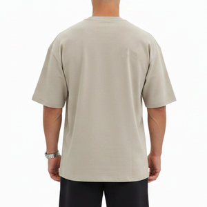 Camiseta Oversize de Algodón 100% para Hombre, Estilo Hip Hop, Cuello Redondo, Manga Corta, Ajuste Casual de Verano, Premium, Venta Caliente 2026 - Product Image 5