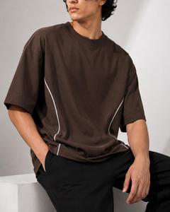 Vêtements décontractés à la mode, logo OEM, nouveau design, sur mesure, grande taille, manches longues, couleur unie, tissu 100% coton, confortable - Product Image 2