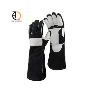 Guantes de Soldadura de Cuero Resistentes al Calor, Guantes de Trabajo de Alta Resistencia - Product Image 3