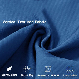 กางเกงกอล์ฟผู้ชายแบบ OEM ผลิตตามสั่ง พร้อมป้ายและโลโก้ตามต้องการ เนื้อผ้าบางเบา ระบายอากาศได้ดี ซึมซับเหงื่อ สำหรับนักกอล์ฟ - Product Image 5