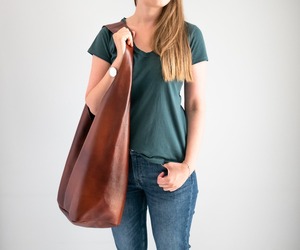 Soft Black <b>White</b> Genuine Leather Waterproof Insulated Hobo <b>Bag</b> Zipper Closure Polyester for Travel Daily Use Leather Hobo <b>Bags</b> - Product Image 1