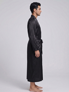 ชุดคลุมสปาสำหรับผู้ชายผ้าคอตตอนสีขาวผ้าเทอร์รี่ผ้าคอตตอน Bathrobe100 - Product Image 2
