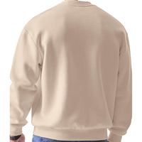 Sudadera Personalizada con Cuello Redondo Unisex, de Algodón y Felpa para Invierno, OEM ODM, Marca Privada, Ropa Casual Urbana, Antiarrugas y Transpirable