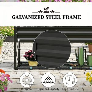 Aiuola rialzata con caratteristiche uniche, accessori essenziali per il giardino - Product Image 6