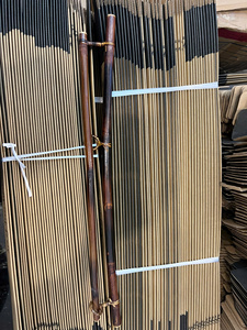 Barre de tapisserie en bambou fumé naturel pour la décoration intérieure japonaise et les tentures murales textiles - Product Image 4