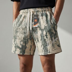 IOTA SPORTS Custom Logo Elastic Waist Mesh Shorts Double <b>Layered</b> 100% Polyester Sublimation Rug Shorts Unisex Summer Shorts - Product Image 1