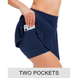 Mini-jupes de golf pour femmes, jupe courte à carreaux tendance automne-hiver, tenue sexy Y2K, jupe de pickleball à taille large avec OEM - Product Image 2