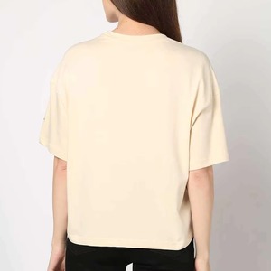 T-shirt décontracté pour femme, coupe classique, tendance, été, 100% coton, respirant, séchage rapide, confortable - Product Image 5