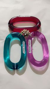 Chaînes en résine colorées personnalisées et de grande taille pour la décoration murale, la fabrication de séparateurs de pièce et les accessoires de rideaux - Product Image 2