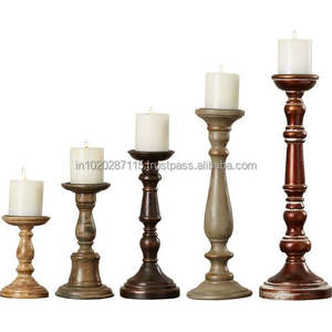 Portavelas de madera ecológico hecho a mano por artesanos, ideal para interiores acogedores, iluminación ambiental cálida. - Product Image 6