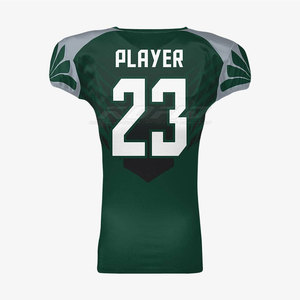 Maillot de football américain personnalisé respirant et anti-humidité avec logo et numéro d'équipe imprimés – Maillot de football américain pour adulte - Product Image 3