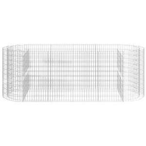 Grand lit de jardin surélevé en gabion en fer galvanisé durable, fournitures de jardinage - Product Image 4