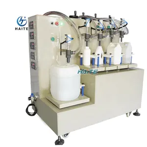 Machine <span class=keywords><strong>de</strong></span> remplissage <span class=keywords><strong>de</strong></span> nettoyeur <span class=keywords><strong>de</strong></span> toilettes anti-corrosif liquide <span class=keywords><strong>de</strong></span> blanchiment semi-automatique <span class=keywords><strong>de</strong></span> 1gallon pour liquide corrosif - Product Image 1